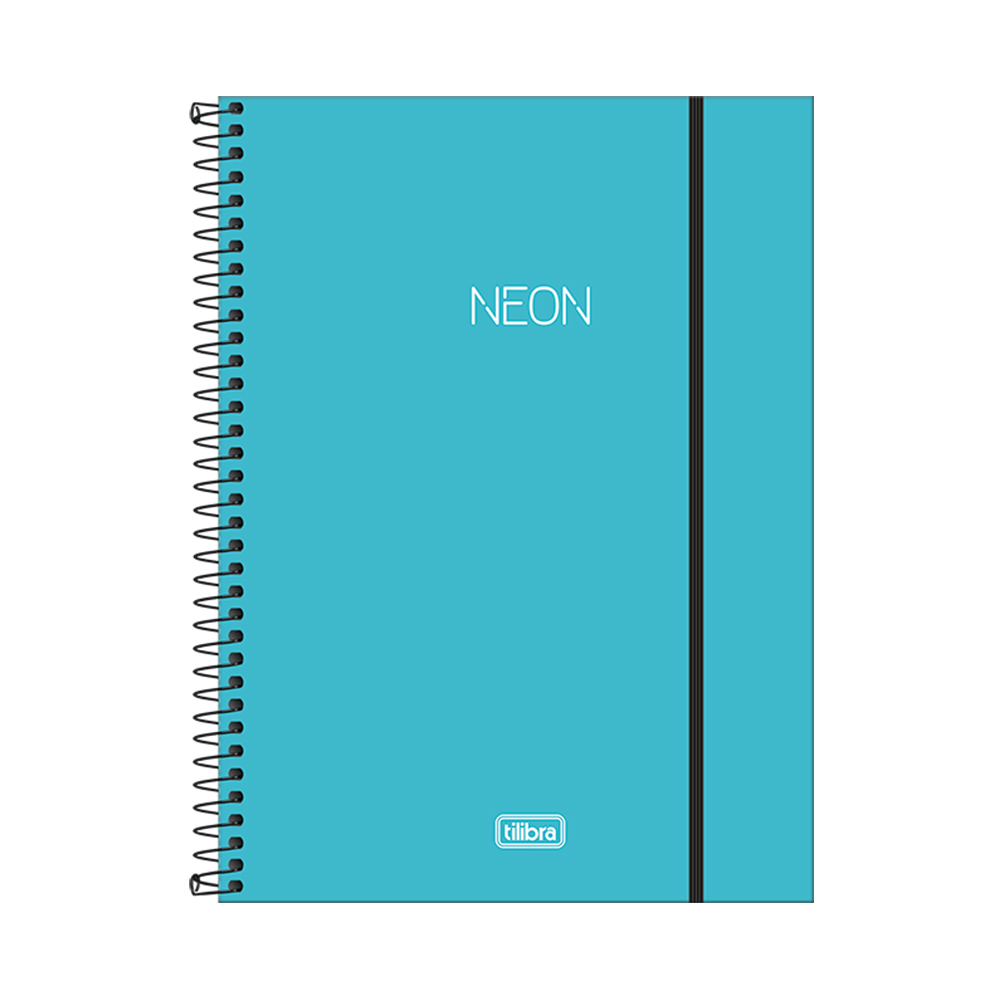 CAD.10 X 1 C.DURA 160FLS NEON AZUL