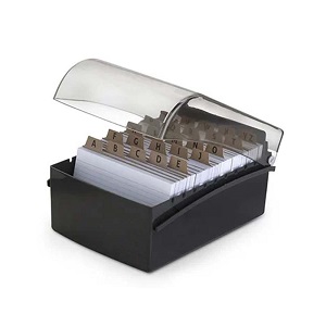 FICHARIO MESA 5 X 8 COR PRETO