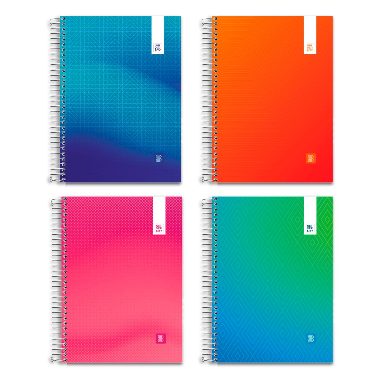 CAD.1/4 ESPIRAL C.DURA 200FLS UNIVER M.P