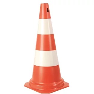 CONE SINALIZACAO FIT 75CM LARANJA/BRANCO