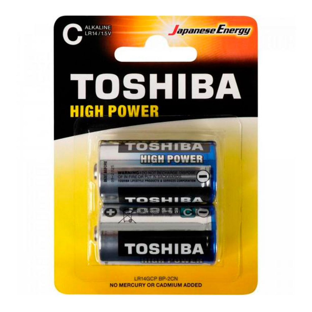 PILHA ALCALINA TOSHIBA MEDIA C - C/02UN 