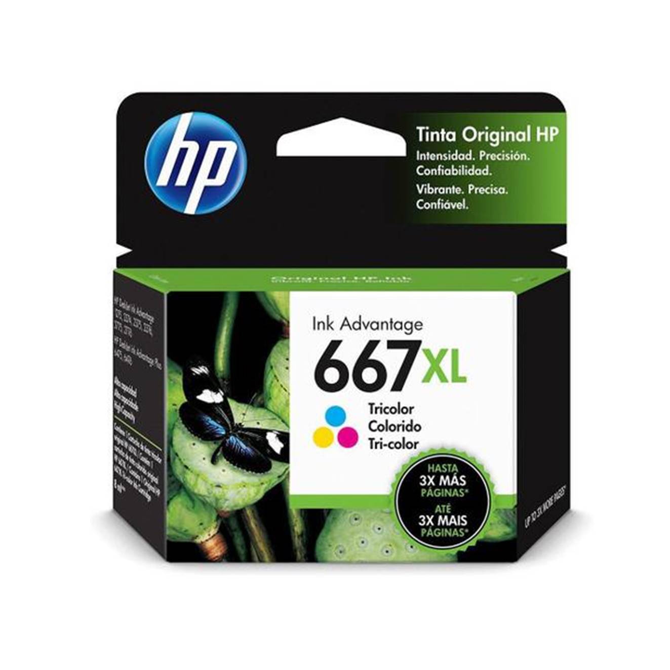 CARTUCHO HP 667XL 3YM80AB COLOR 8ML
