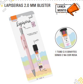 LAPISEIRA BLISTER 2.0 ROSA PASTEL+GRAF