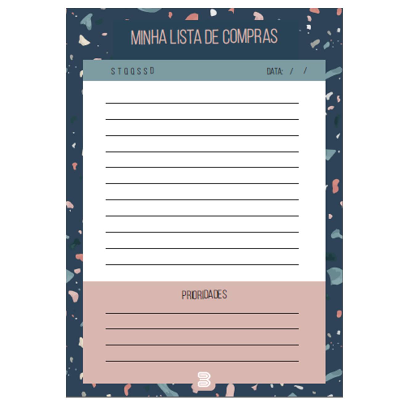 Bloco Planner Anotação A6  University 01 com 36fls