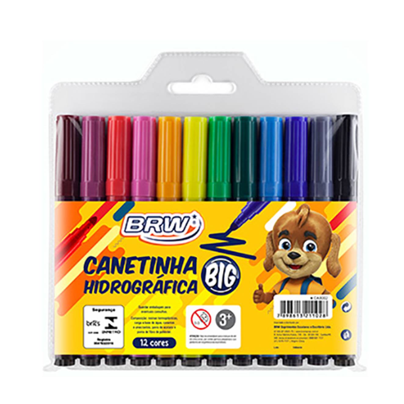 Hidrocor Brw 12 Cores Big