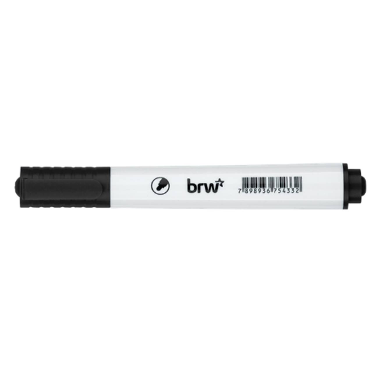 MARCADOR QUADRO BRANCO BRW PRETO