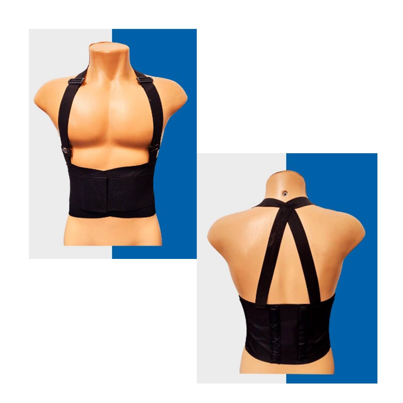 CINTA ERGONOMICA SOFT 1400 PRETA MED