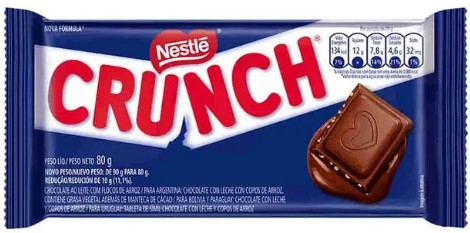 CHOCOLATE NESTLE CRUNCH 80G
