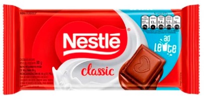 CHOCOLATE NESTLE CLASSIC AO LEITE 80G