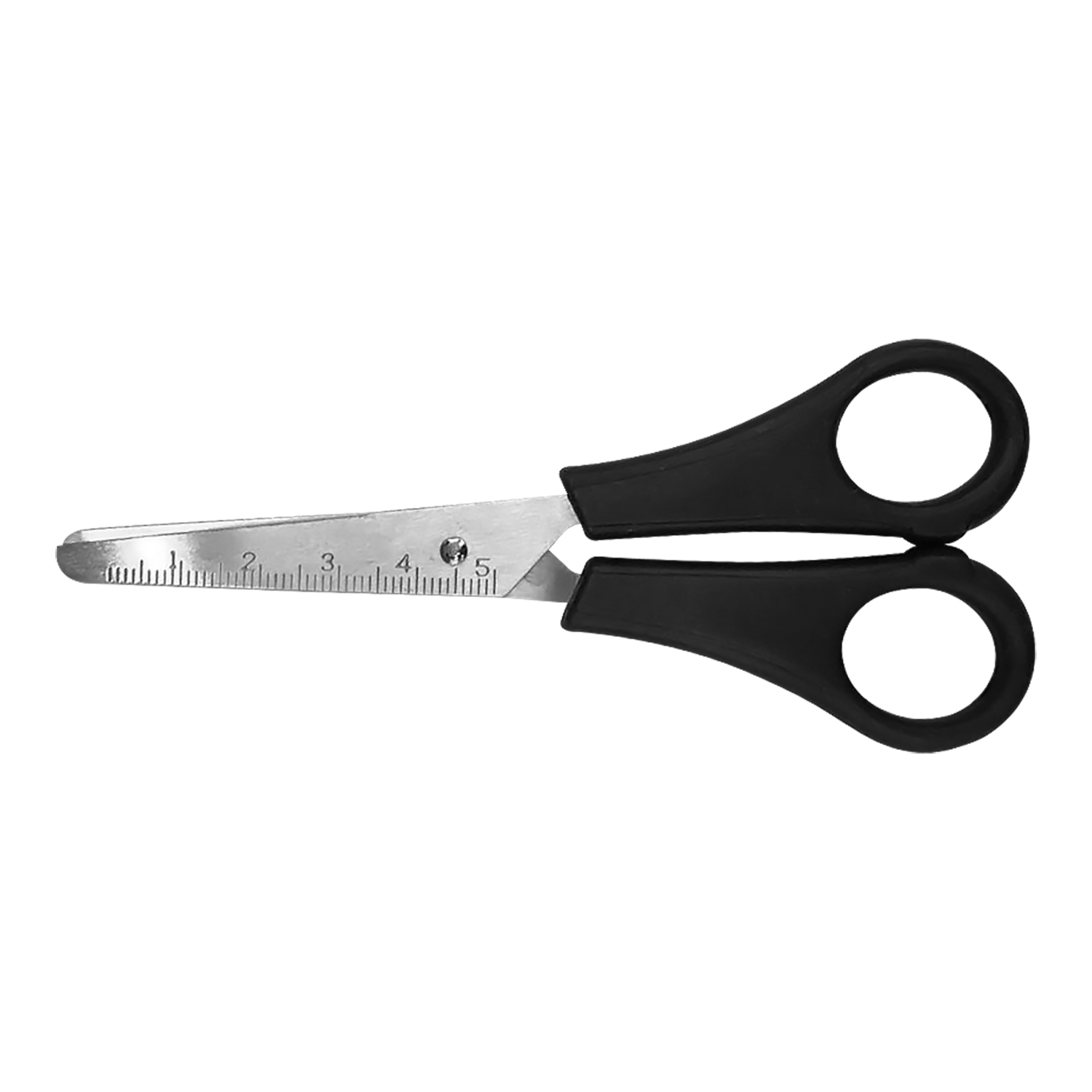 Tesoura Escolar Gatte 13cm Cabo Preto