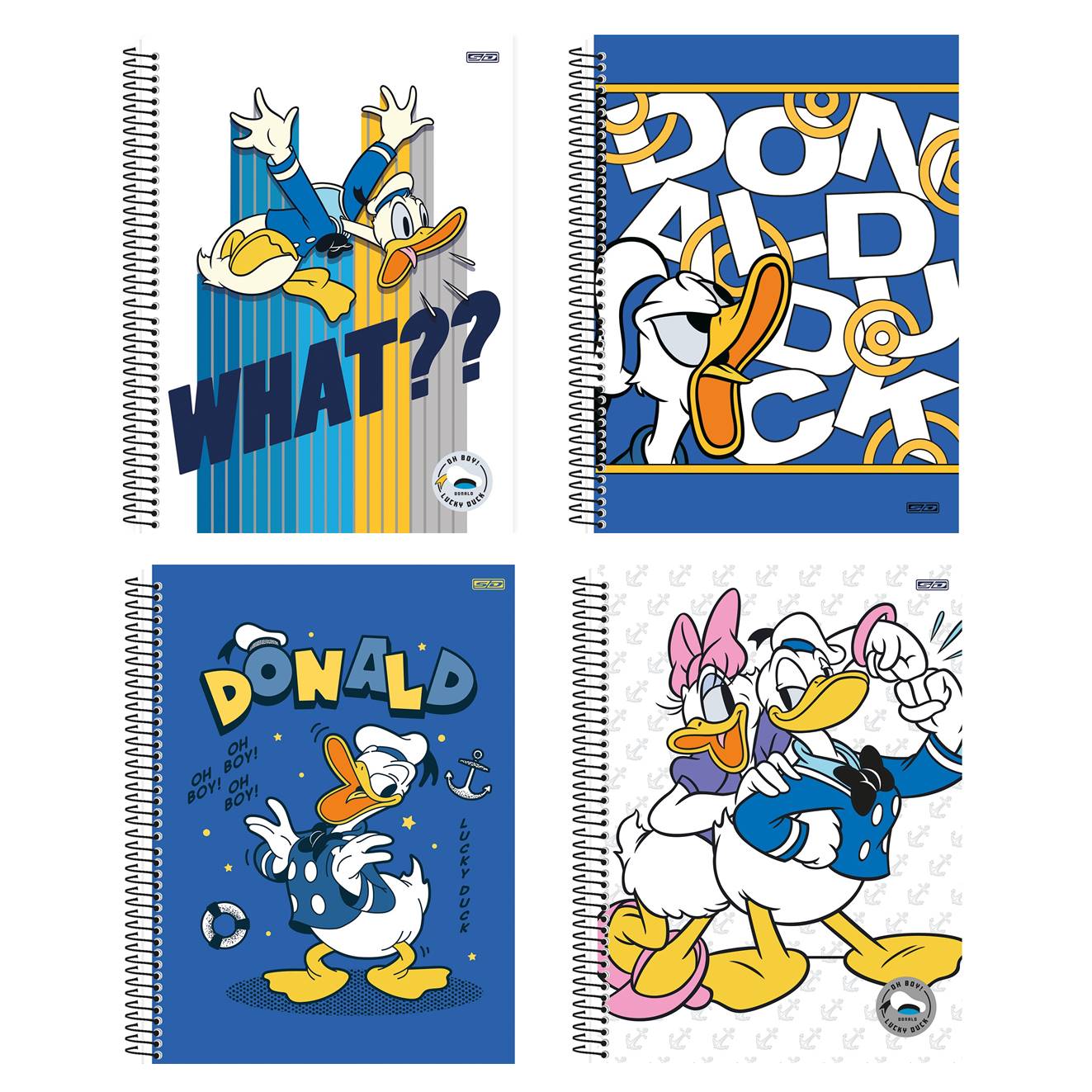 Caderno 01 Matéria Licenciado Universitário  80Fls Pato Donald