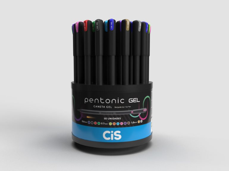 CANETA CIS PENTONIC GEL C/50 UN SORTIDA