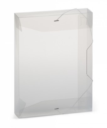 Pasta Com Elástico Trust 55mm Oficio Cristal