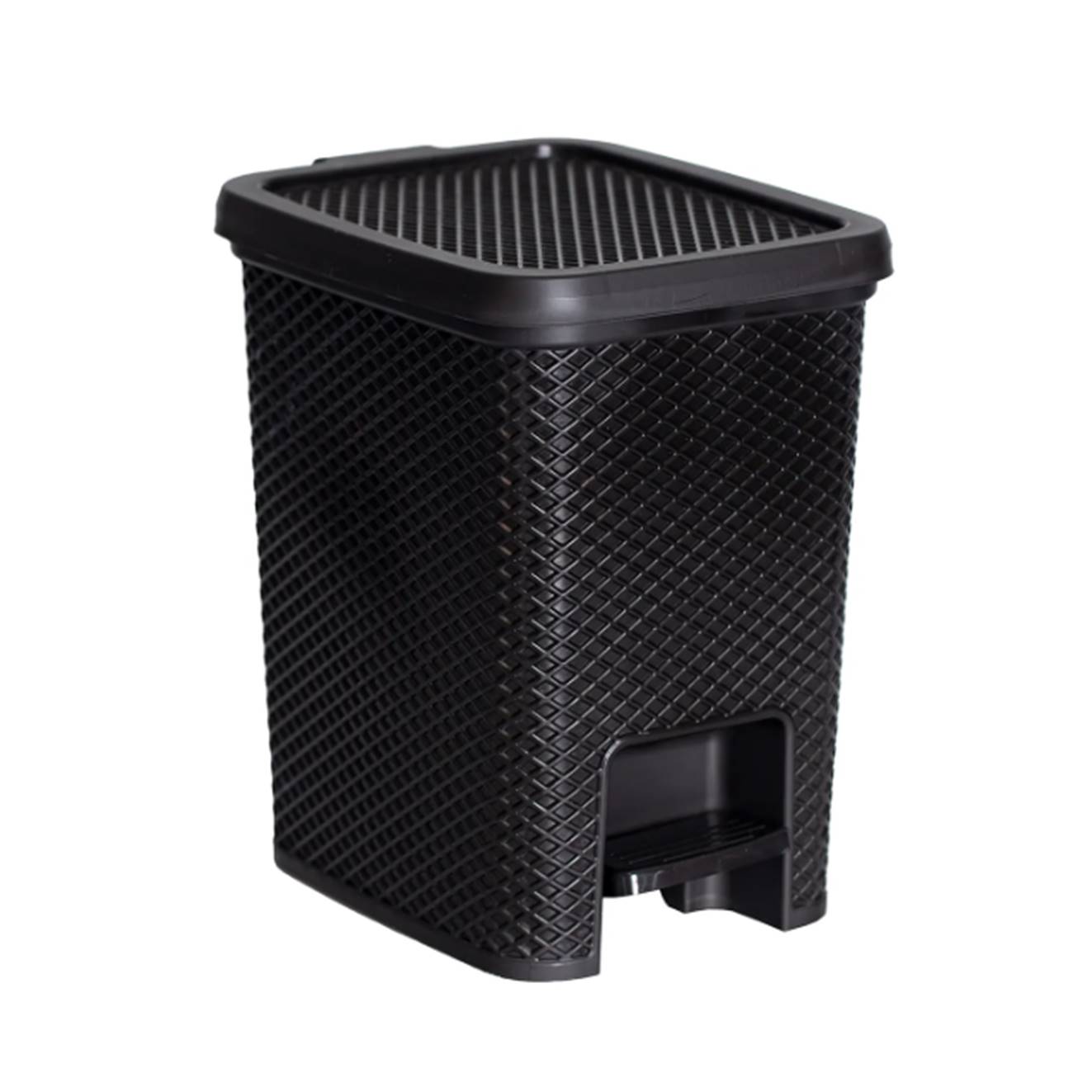 LIXEIRA PEDAL LINEA 12 LTS PRETA