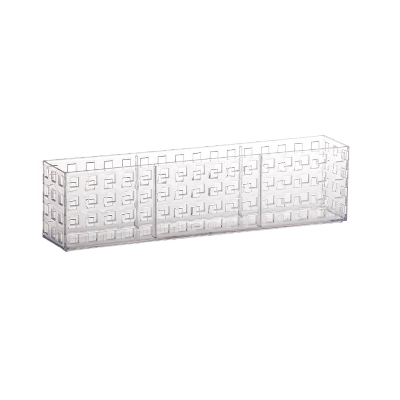 ORGANIZADOR QUADRATTA 32X5,7X8 CRISTAL