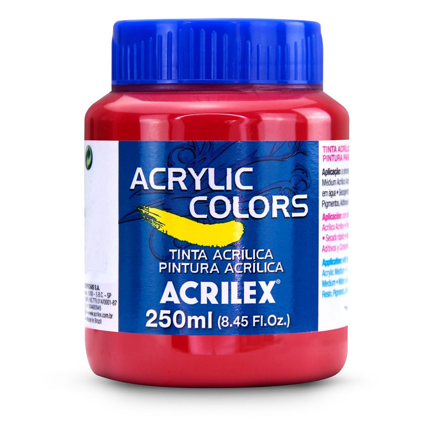 TINTA ACRILICA PARA TELA 250ML VM CADMIO