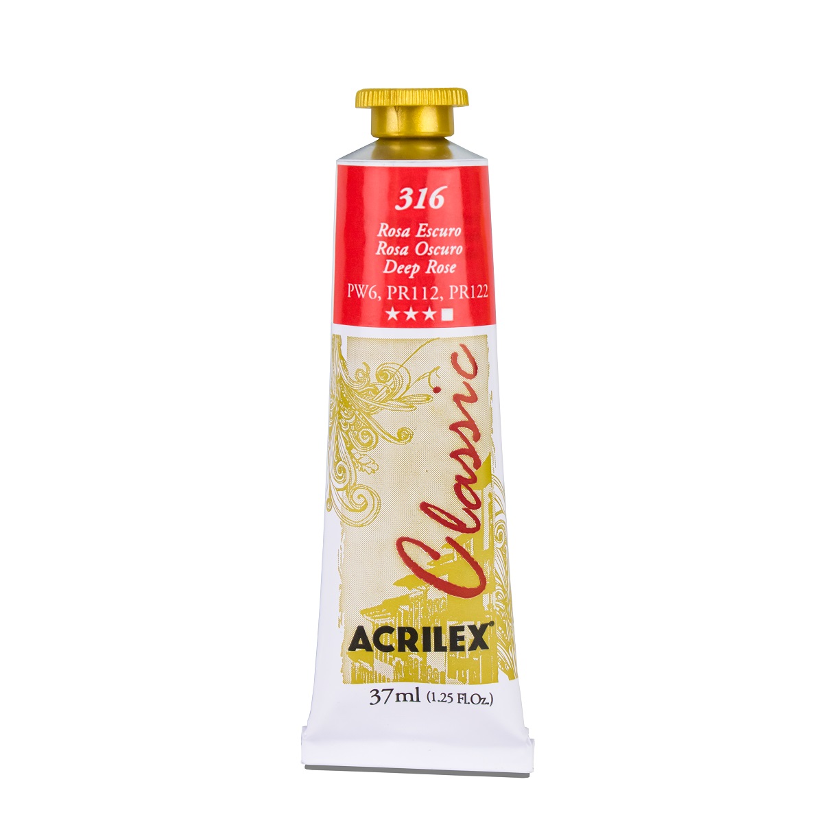 TINTA OLEO PARA TELA 37ML ROSA ESCURO