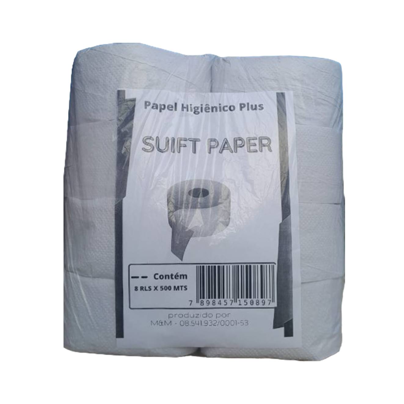 PAPEL HIG.BIG C/08 X 500M BRANCO PLUS 