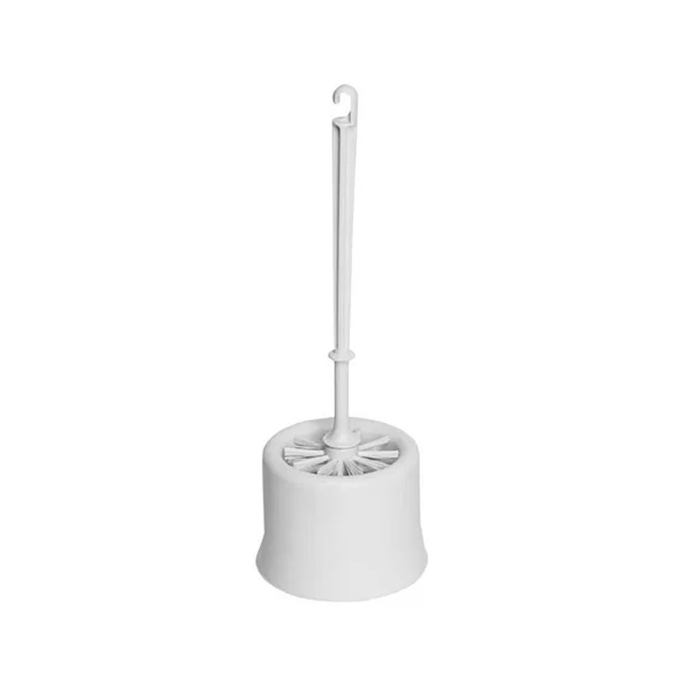 ESCOVA SANITARIA PLAST.C/SUPORTE BRANCA