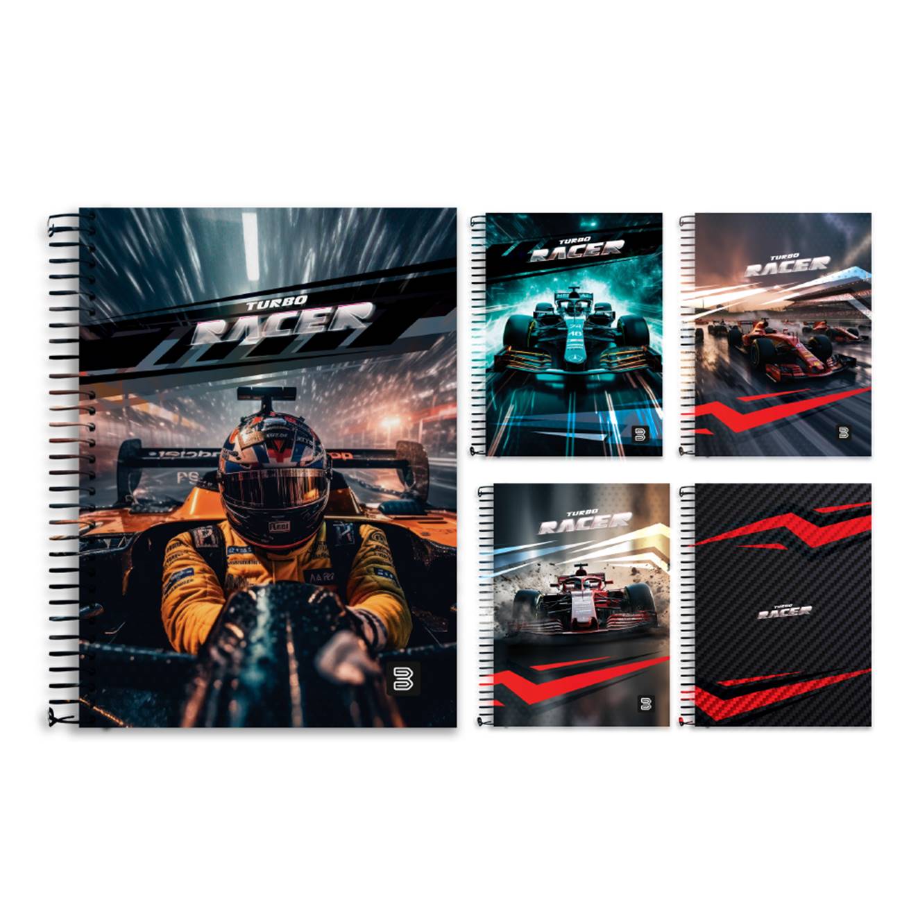 CAD.01 MAT.C.DURA 80FLS TURBO RACER M.P