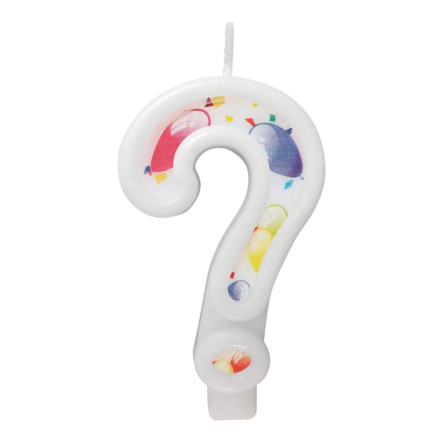 VELA ANIV.ESTAMPADA 9,5CM BALAOZINHO N.?