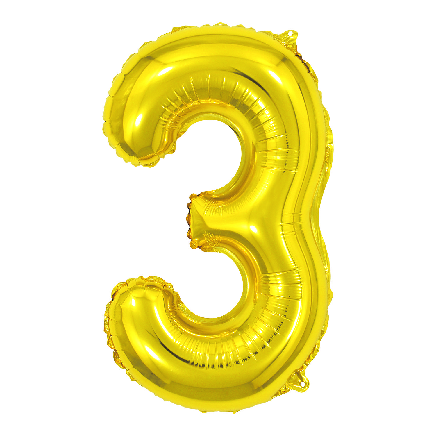 BALAO MAKE+ 16 POL.DOURADO NUMERO - 3