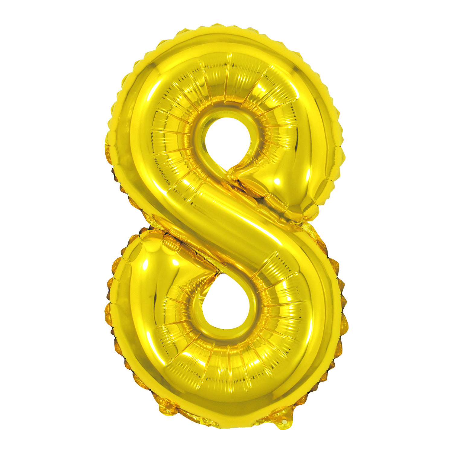 BALAO MAKE+ 16 POL.DOURADO NUMERO - 8