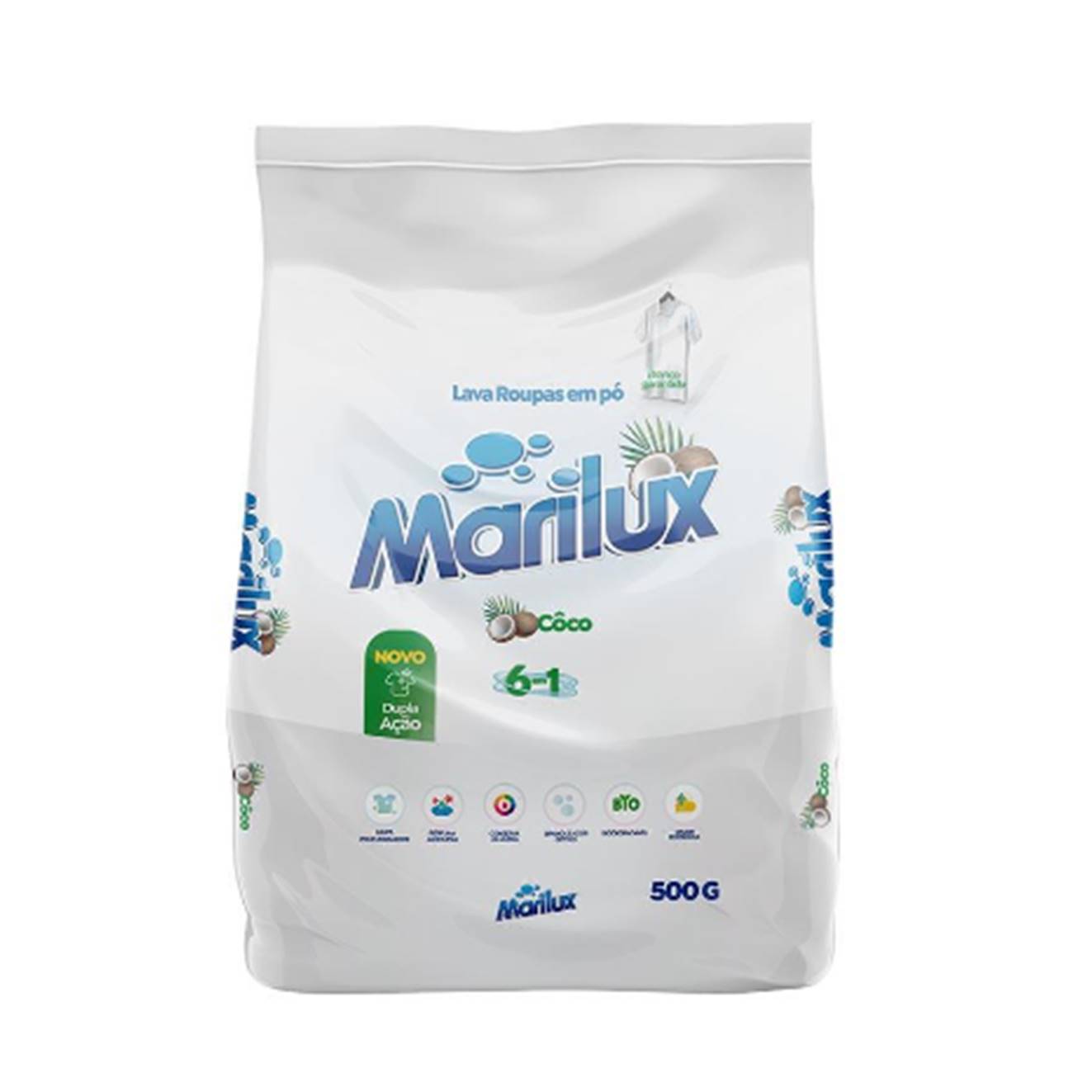 Sabão em Pó Marilux C/500 Grs Coco