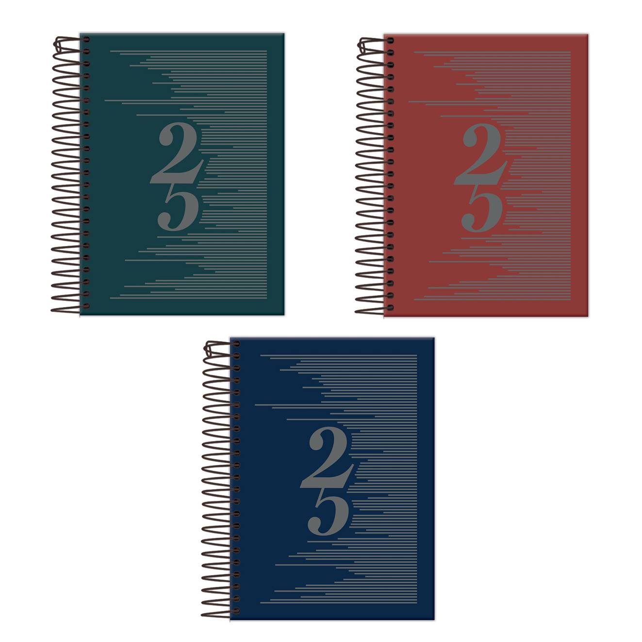 AGENDA 2025 COMPACTA COLOR ESPIRAL