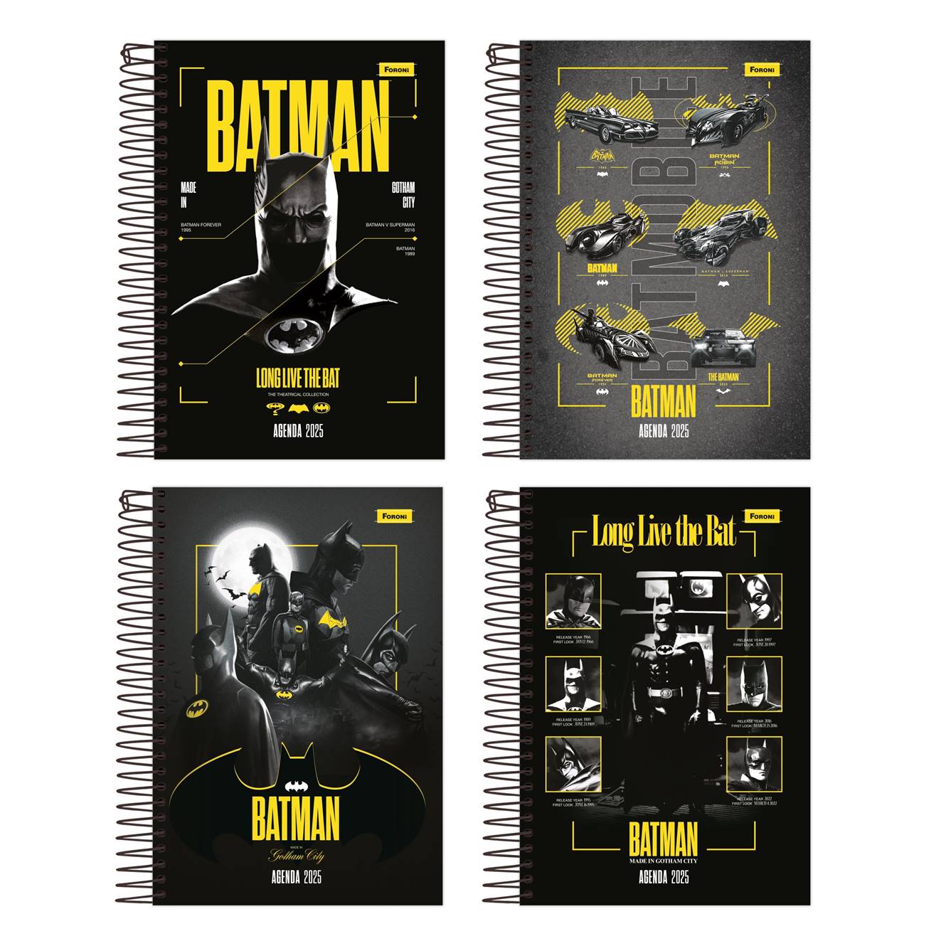 AGENDA LIC. 2025 BATMAN ESPIRAL