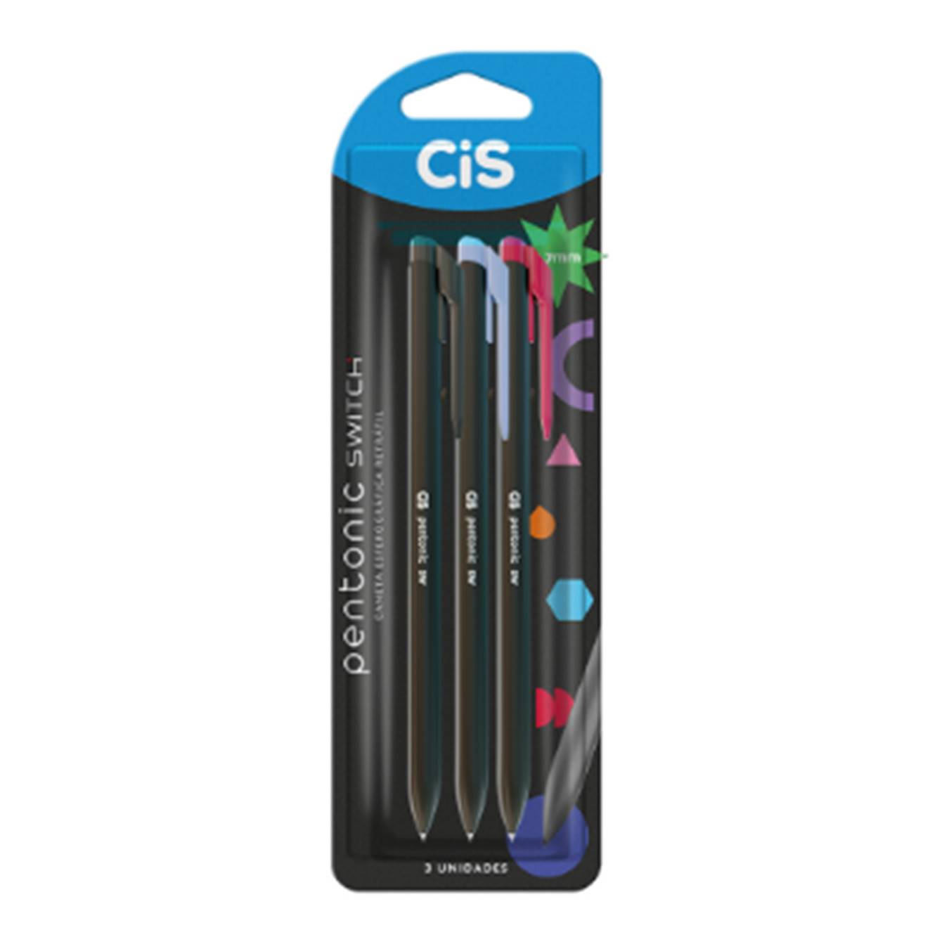 CANETA BLISTER CIS PENTONIC SW C/03 SORT
