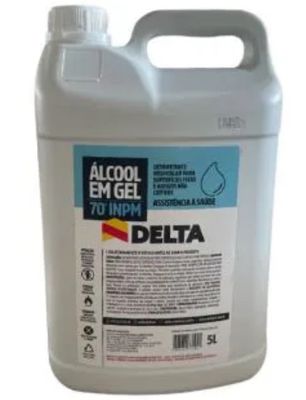 ALCOOL GEL DELTA C/05 LTS