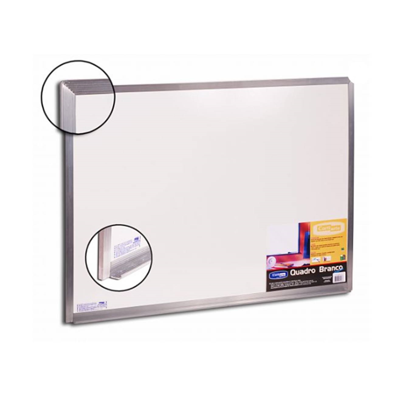 QUADRO BRANCO ALUM. 0,70 X 0,50 STANDART