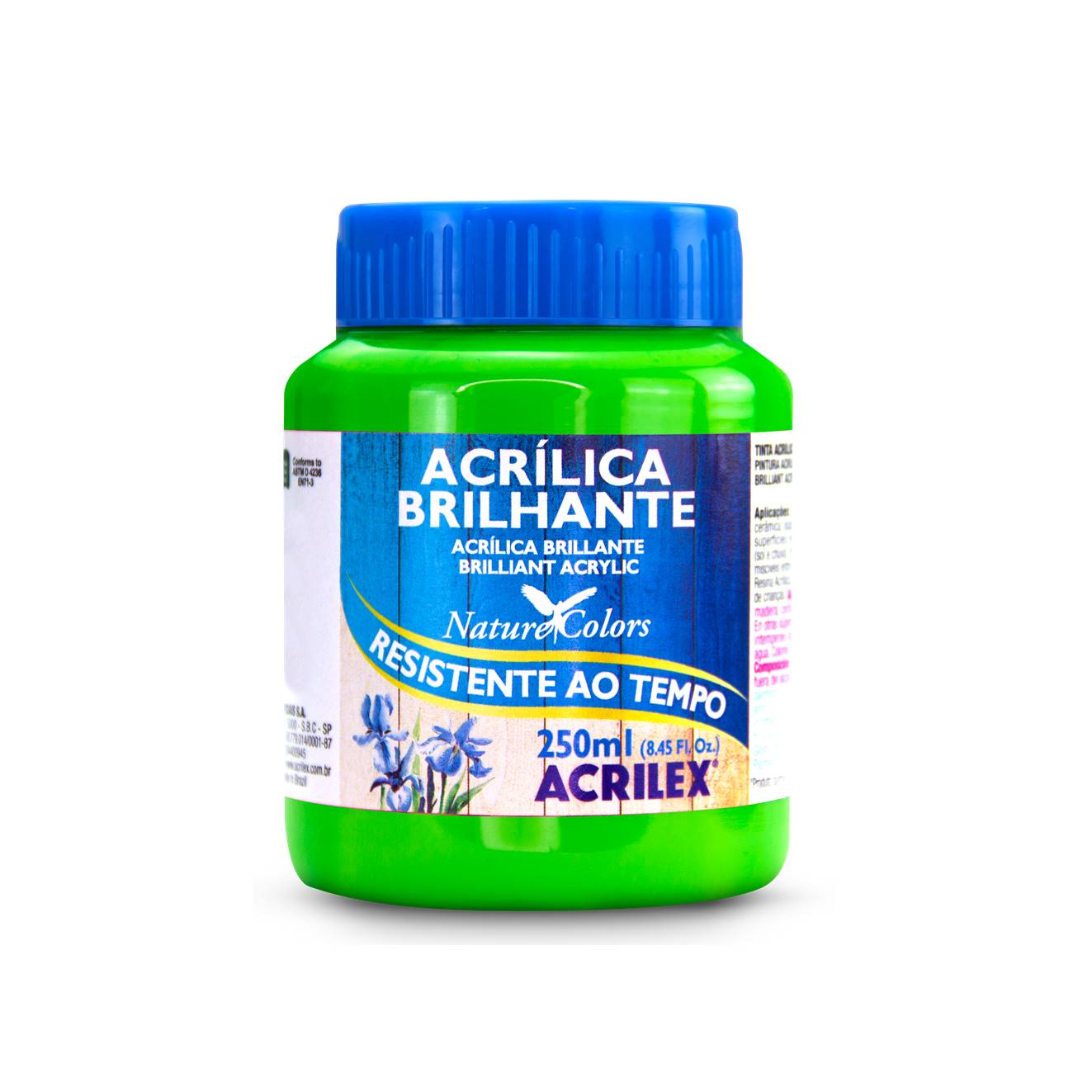 TINTA ACRILICA BRILHANTE 250ML VD FOLHA