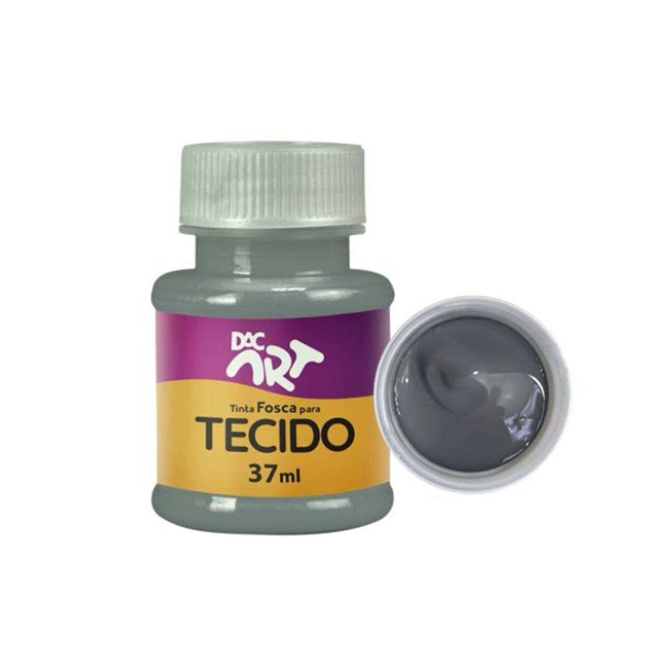 TINTA TECIDO FOSCA 37ML CINZA