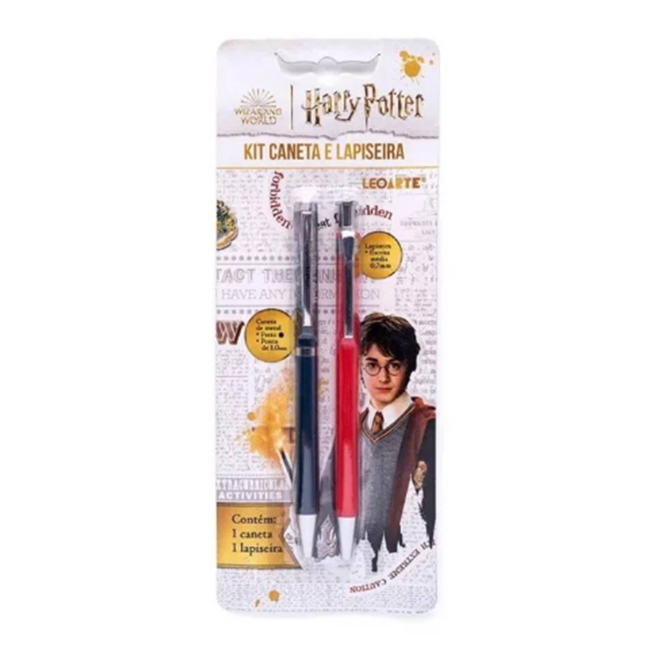 Caneta Blister Licenciada 1.0mm + Lapiseira 0.7mm Harry potter
