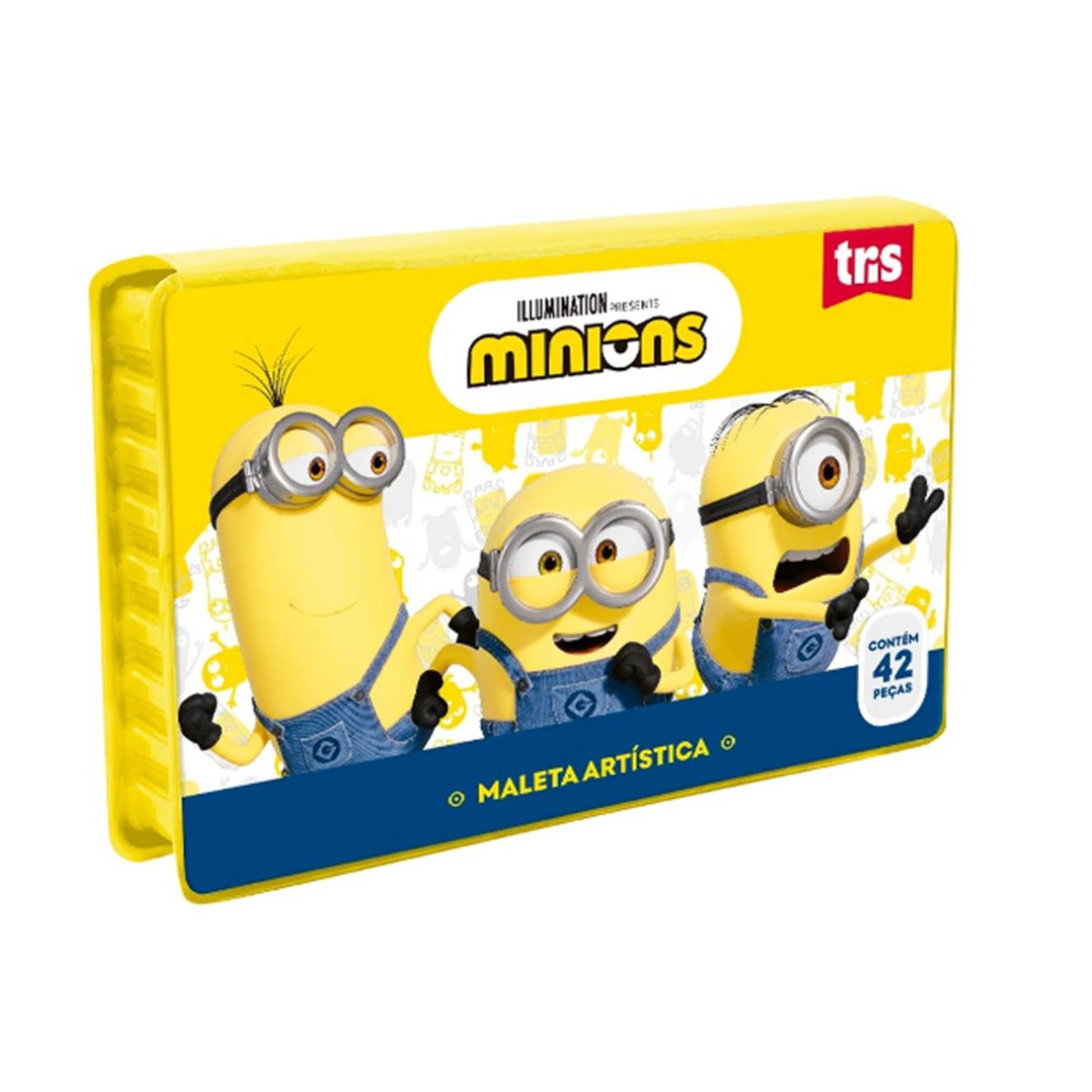 MALETA PINTURA LIC. MINIONS 42 PCS