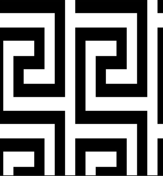 PLASTICO ADESIVO 45X02 LABIRINTO PRETO