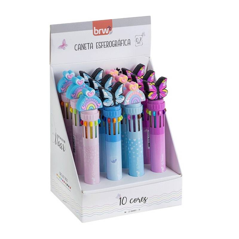 CANETA BRW 10 CORES DIVERT.DREAMS