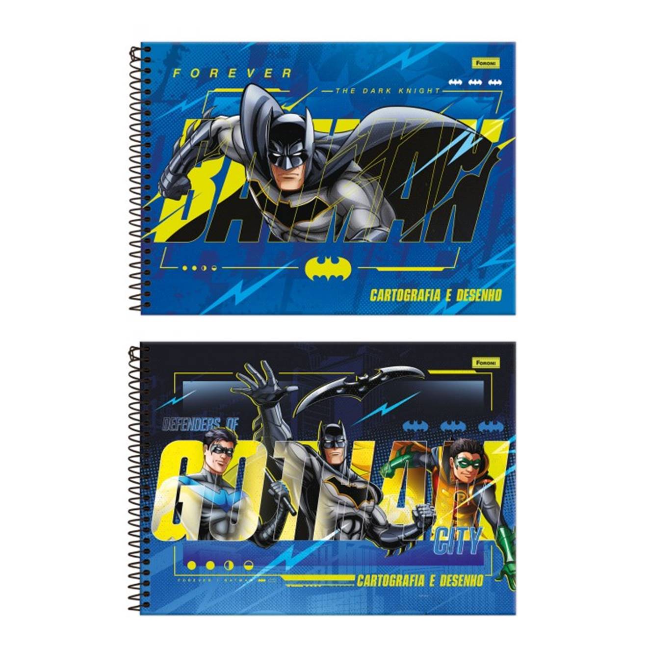 CAD.DESENHO C.DURA LIC.80FLS BATMAN