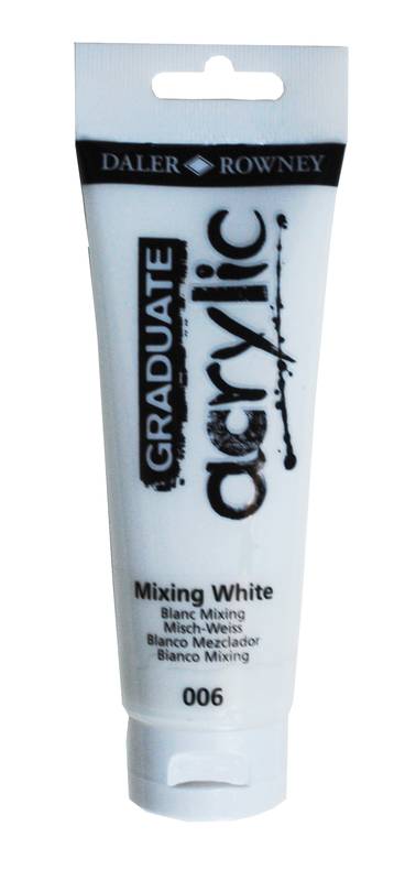 TINTA ACRILICA GRAD.120ML BRANCO MIXING