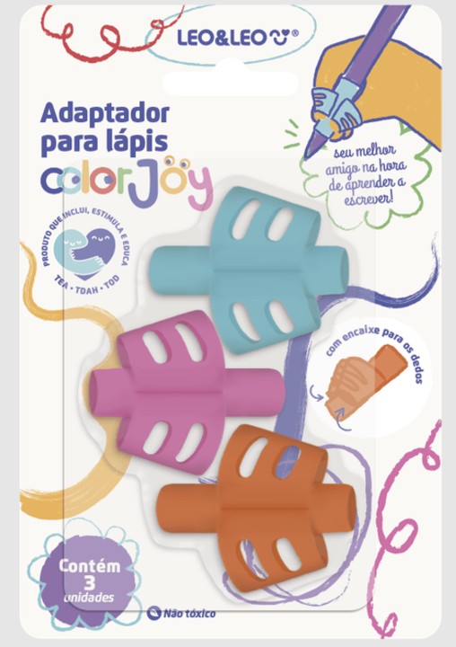 ADAPTADOR DE LAPIS C/03UN C/ENCAIXE DEDO