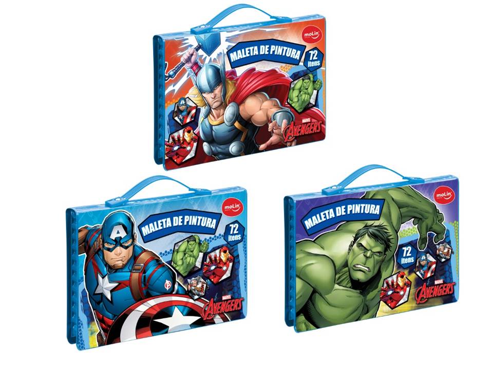 MALETA PINTURA LIC.AVENGERS