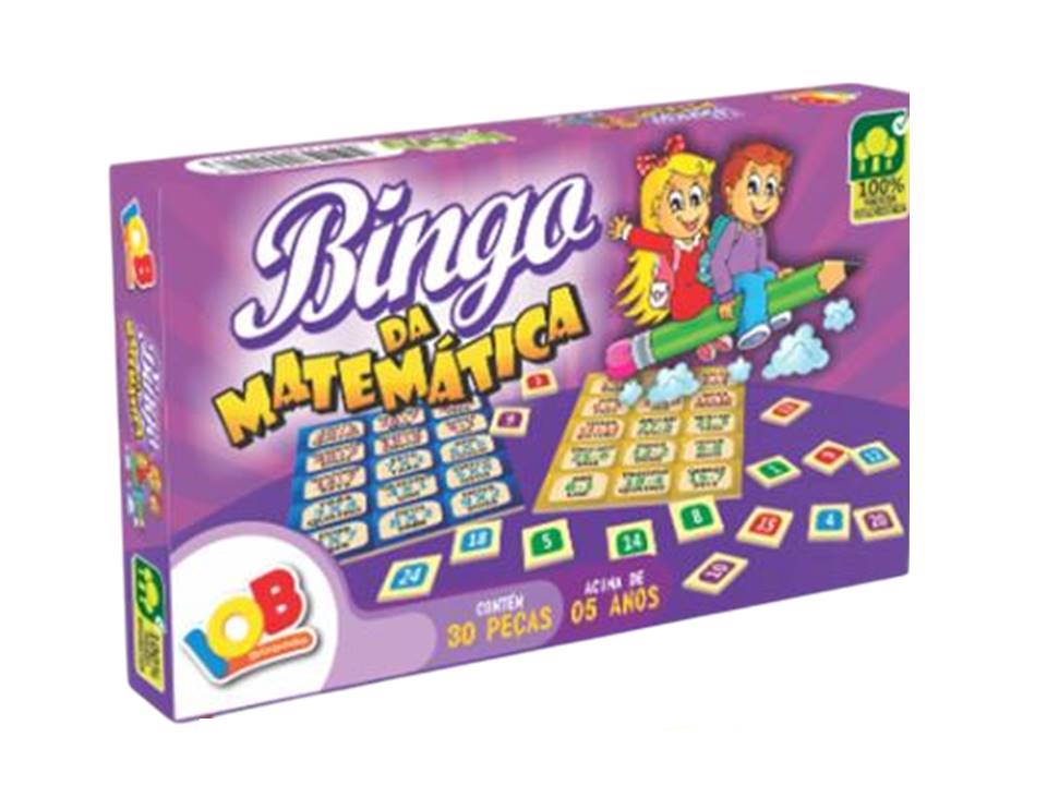 BRINQ.EDUC.BINGO MATEMATICA MAD.32 PCS