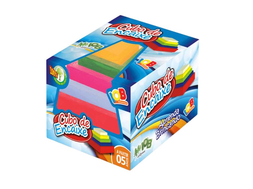 BRINQ.EDUC.CUBO DE ENCAIXE 05 PCS