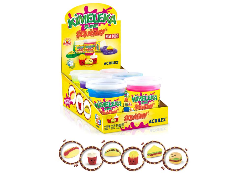 KIMELEKA ACRILEX 150G SQUISHY FAST FOOD