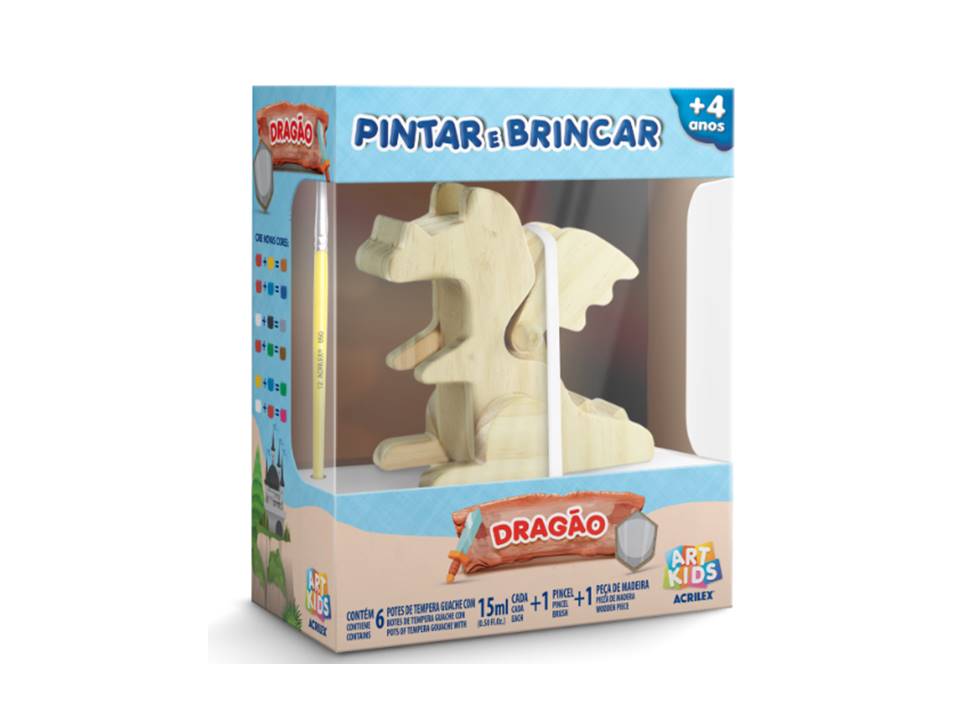BRINQ.EDUC.PINTA E BRINCAR DRAGAO