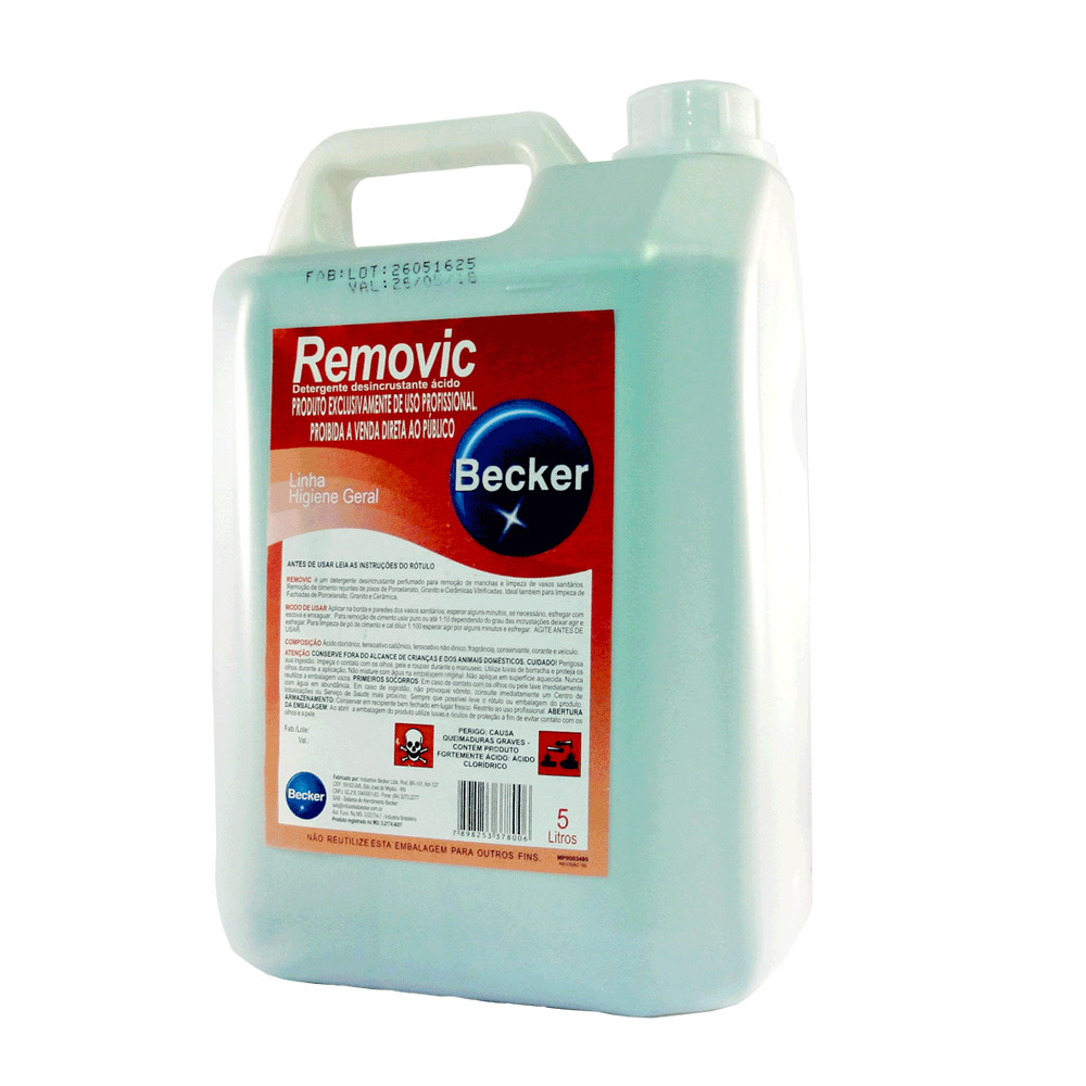 DESINCRUSTANTE BECKER REMOVIC C/05LTS