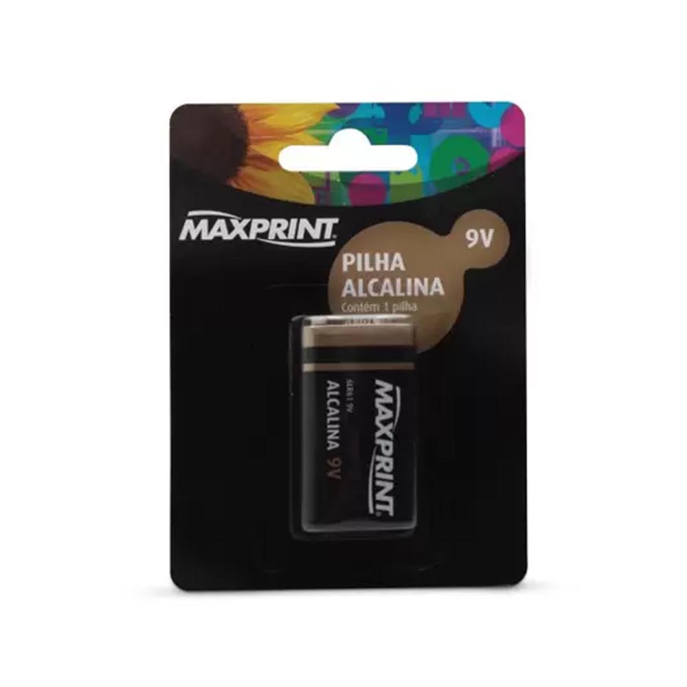 BATERIA 9V ALCALINA CART.C/01 UN