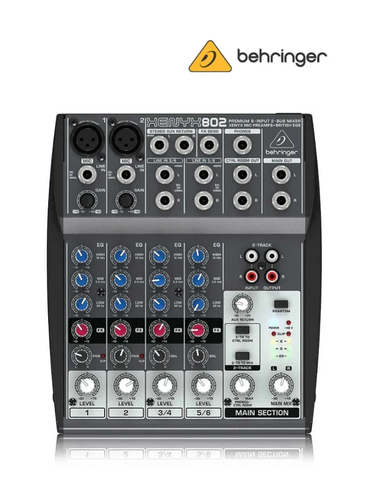 MISTURADOR XENYX 802(2350)BEHRINGER